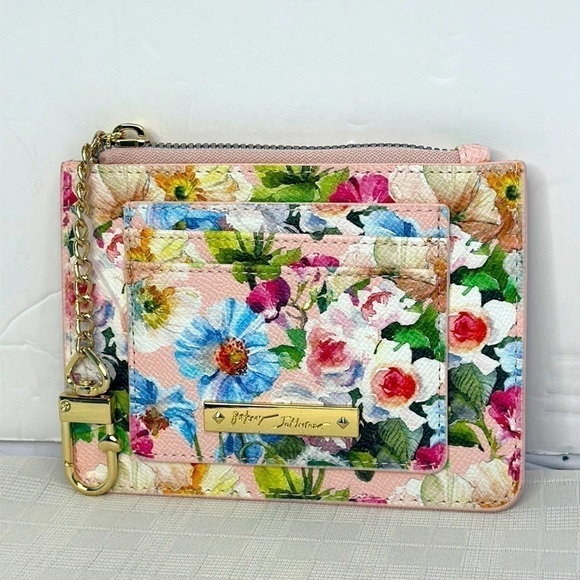 Betsey Johnson Zipper Card Case - Picture 1 of 9